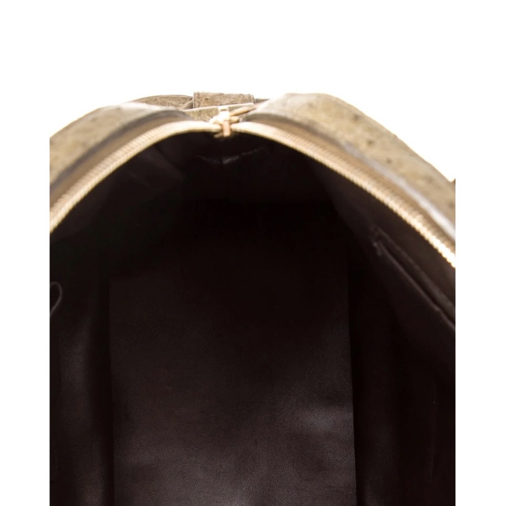 ysl muse in olive ostrich size medium - Picture 5 of 5